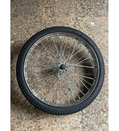 Seyyar Tezgah Araba Tekerleği 65 cm  Telli Jant (Jant Boyu50 cm)