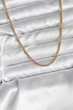 14K Gold Renk Kaplama Zincir Model CM Kadın Ke