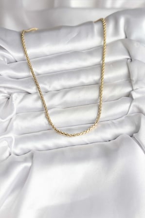 14K Gold Renk Kaplama Zincir Model CM Kadın Ke