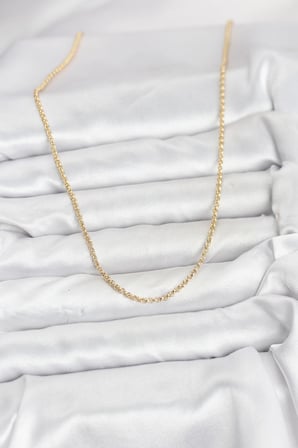 CM 14K Gold Renk Halka Model 60 cm Kadın Ke