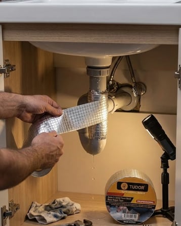 Su Geçirmez Sızdırmaz Tamir Bandı Güçlü Yapışkanlı 72 MM 2 Metre