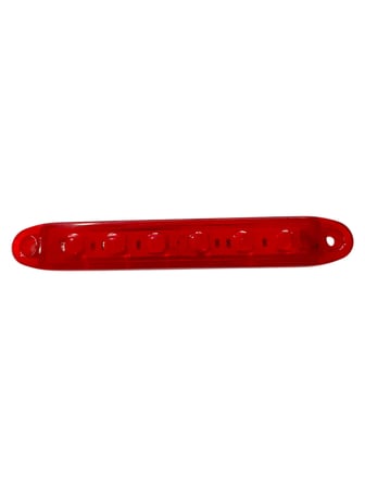 Kırmızı Parmak Led Dorse Lamba 6 Ledli 13.5 cm 1224V