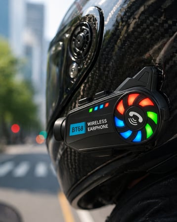 Motosik Kamera Seti Geniş Açılı Lens ve Mobil Uygulama Destekli