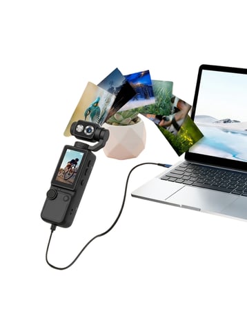 Kompakt 4K Vlog Kamera 2.0 IPS Ekran  Odaklama ve Stereo Ses Kayıtlı