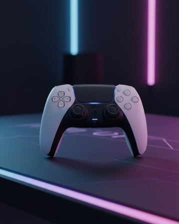Kablosuz Oyun Kolu PS5 Uyumlu Ergonomik Tasarım ve Hassas Kontrol
