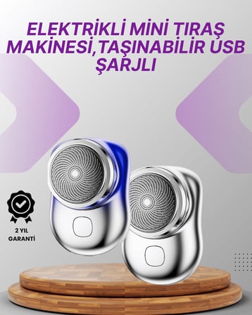 Cep Tipi Elektrikli Tıraş Makinesi – Güçlü, Sessiz, Su Geçirmez ve Ultra Taşınabilir