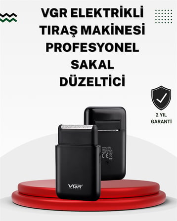Pistonlu ve Örgülü Ağ Başlıklı Kart Tipi Traş Makinesi – Hafif, Güvenli, USB Şarjlı