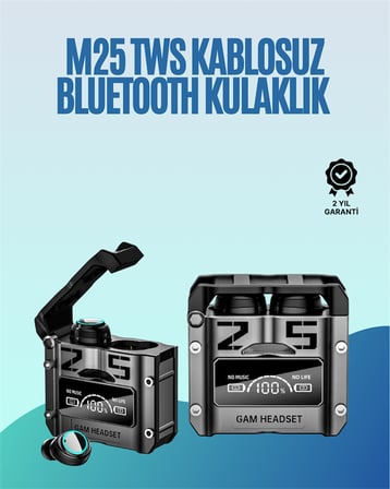 Powerbank Özellikli Kablosuz Kulaklık |  Bağlantı | Şarj Kutusu Dahil