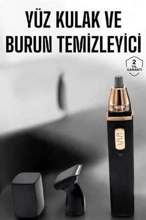 Seyahat Tipi Mini Taşınabilir Siyah Burun Kulak Yanak Kıl ve Tüy Temizleme Makinesi
