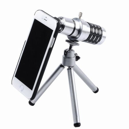 5 5S   4 4S Için Alüminyum 14X Optik Zoom Yakından Görüntü Çekme Dürbün