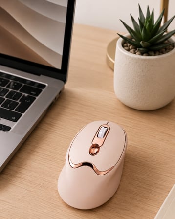 Ofis ve Laptop Kullanımına Uygun Şarjlı Wireless Mouse Sessiz Tuşlu