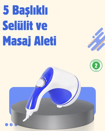 Elektrikli Yağ Yakıcı Masaj Ai 5 Başlıklı Vücut Şekillendirici
