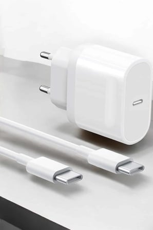 Güç Adaptörü ve Kablosu Şarj Ai 15/15 Pro Max Uyumlu Hızlı Şarj