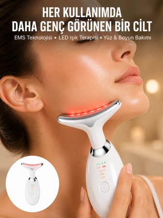 LED Işık Destekli lık Karşıtı Yüz Bakım Ai Yeni Nesil
