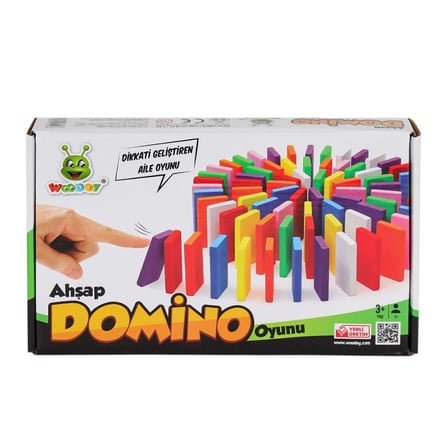 KR116 Ahşap Domino Oyunu Karsan Oyuncak