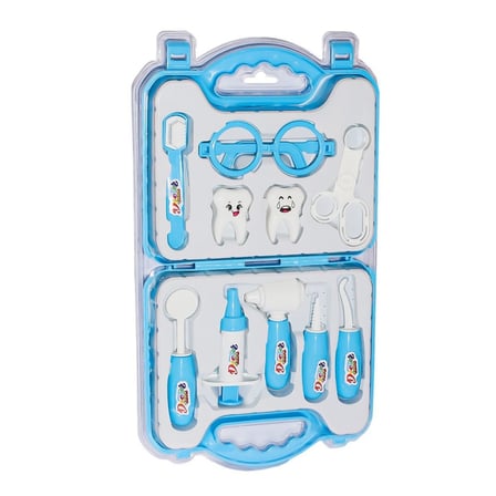 ERN2040 Çantalı Mavi Dişçi Seti Heroes Toys