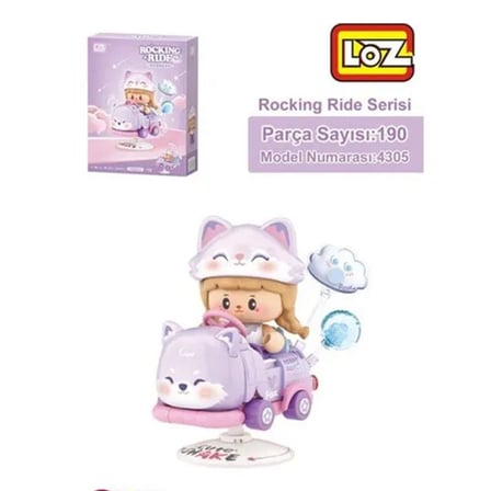 LZ4305 FOX SALLANMA SÜRÜŞÜ 190 PARÇA BLOCK OYUNCAK