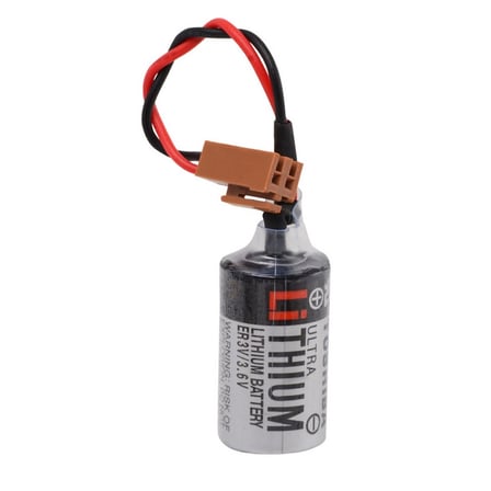 Toshiba ER3V 3.6V 1/2AA Size  Pil  Kahverengi Soket