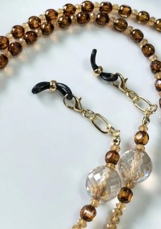 Gözlük Zinciri – Gerçek Kristal Taşlı – ThinBlack®
