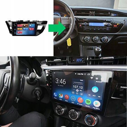 Toyota Corolla Android Multimedya Sistemi 2-32 Blueway (2013-2016)