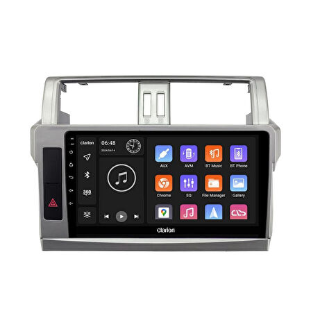 Toyota Prado Android Multimedya Sistemi 4-64 Clarion (2014-2017)