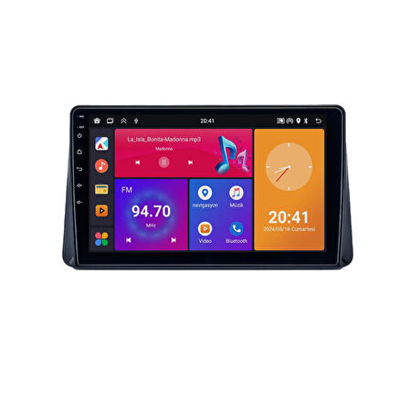 Ford Focus 5 Android Multimedya Sistemi 4-64 For-X (2019-2022)