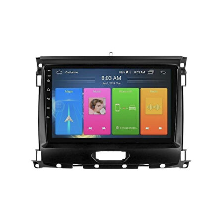Ford Ranger Android Multimedya Sistemi 4-64 For-X (2016-2020)