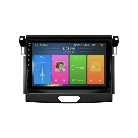 Ford Ranger Android Multimedya Sistemi 4-64 For-X (2016-2020)