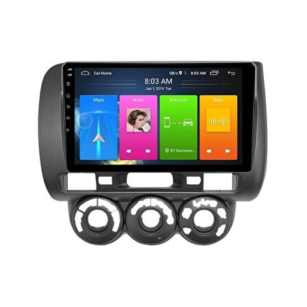 Honda City Android Multimedya Sistemi 4-64 For-X (2006-2008)
