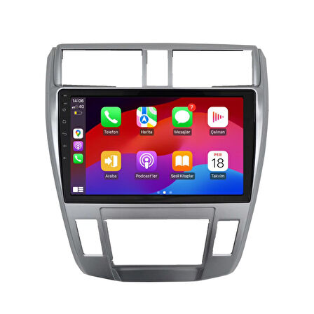 Honda City Dijital Klima Android Multimedya Sistemi 4-64 For-X (2008-2013)