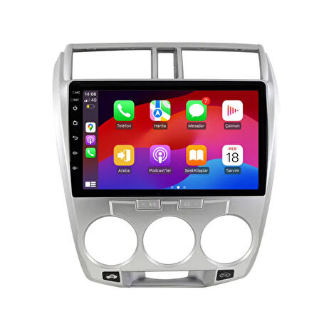 Honda City Manuel Klima Android Multimedya Sistemi 4-64 For-X (2008-2013)