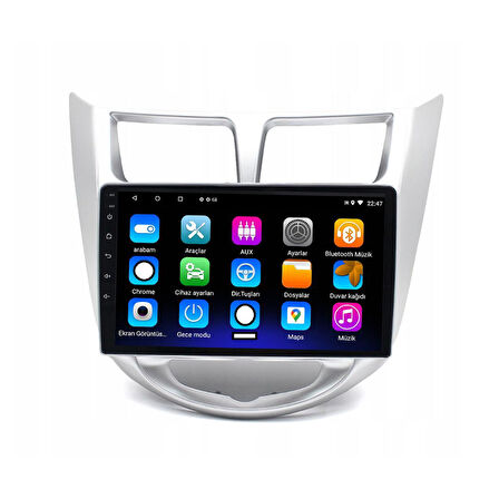 Hyundai Accent Blue Android Multimedya Sistemi 4-64 For-X (2011-2018)