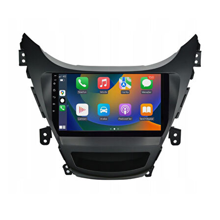 Hyundai Elantra Android Multimedya Sistemi 4-64 For-X (2011-2013)
