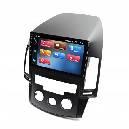 Hyundai İ30 Manuel Klima Android Multimedya Sistemi 4-64 For-X (2008-2011)