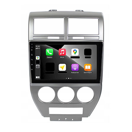 Jeep Compass Android Multimedya Sistemi 4-64 For-X (2007-2009)