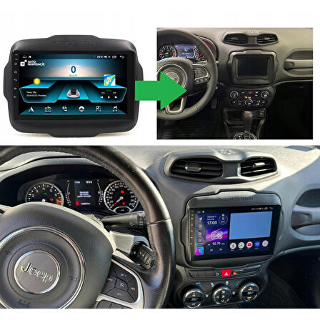 Jeep Renegade Android Multimedya Sistemi 4-64 For-X (2014-2019)