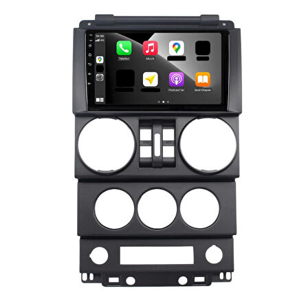 Jeep Wrangler Android Multimedya Sistemi 4-64 For-X (2007-2010)