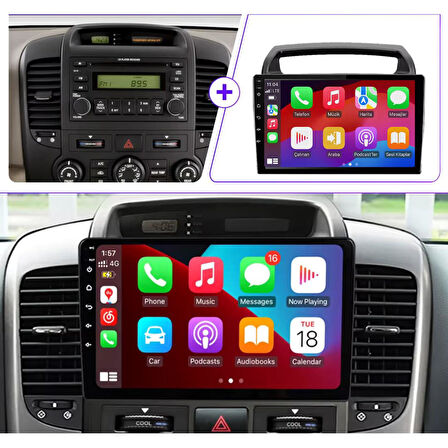 Kia Carnival Android Multimedya Sistemi 4-64 For-X (2007-2009)