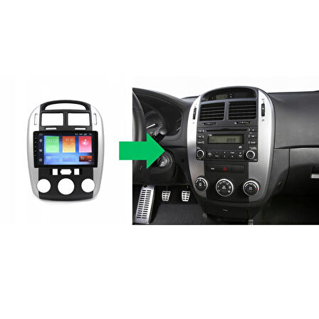 Kia Cerato Analog Klima Android Multimedya Sistemi 4-64 For-X (2006-2008)
