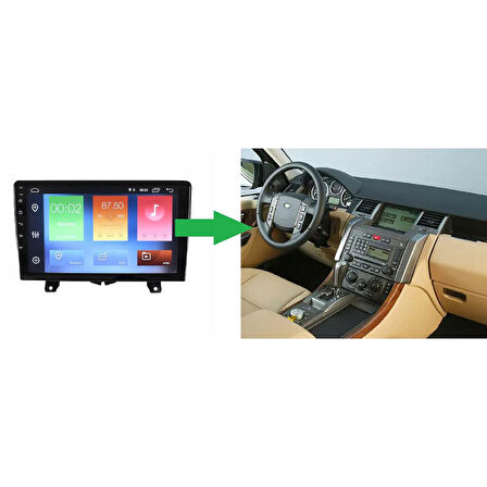 Land Rover Range Rover Sport Android Multimedya Sistemi 4-64 For-X (2005-2009)