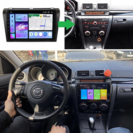 Mazda 3 Android Multimedya Sistemi 4-64 For-X (2004-2009)