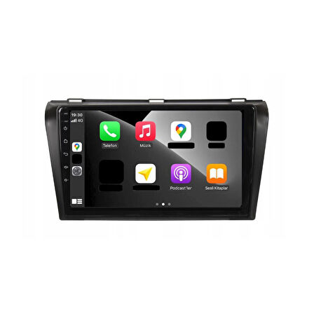 Mazda 3 Android Multimedya Sistemi 4-64 For-X (2004-2009)