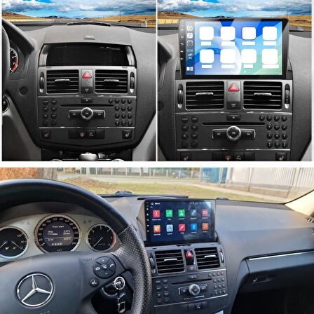 Mercedes C Serisi W204 Android Multimedya Sistemi 4-64 For-X (2006-2011)