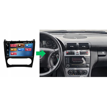 Mercedes CLK Serisi W209 Android Multimedya Sistemi 4-64 For-X (2005-2009)