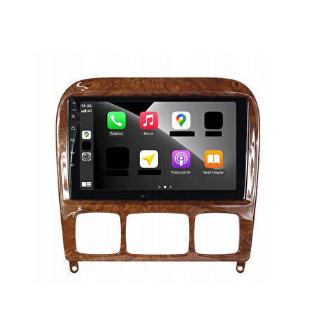 Mercedes S Serisi S Class W220 Android Multimedya Sistemi 4-64 For-X (1999-2005)