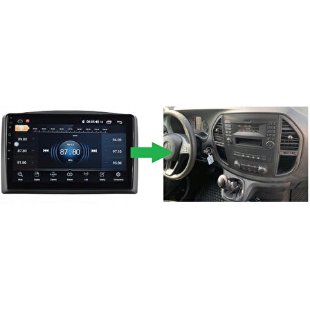 Mercedes Vito Android Multimedya Sistemi 4-64 For-X (2014-2020)