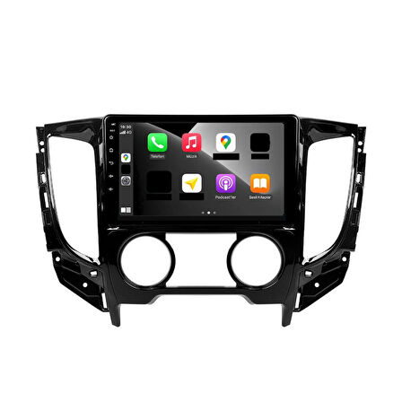Mitsubishi L200 Manuel Klima Android Multimedya Sistemi 4-64 For-X (2015-2021)