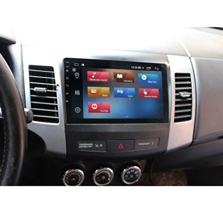 Mitsubishi Outlander Android Multimedya Sistemi 4-64 For-X (2008-2012)