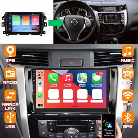 Nissan Navara Android Multimedya Sistemi 4-64 For-X (2014-2020)