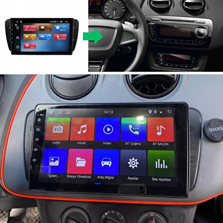 Seat İbiza Android Multimedya Sistemi 4-64 For-X (2009-2015)